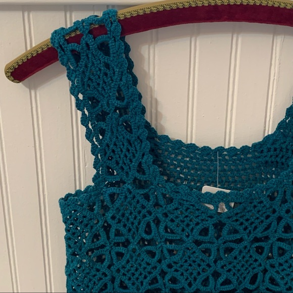 Vintage Crocheted Boho Vest or Tank Top - Picture 4 of 7